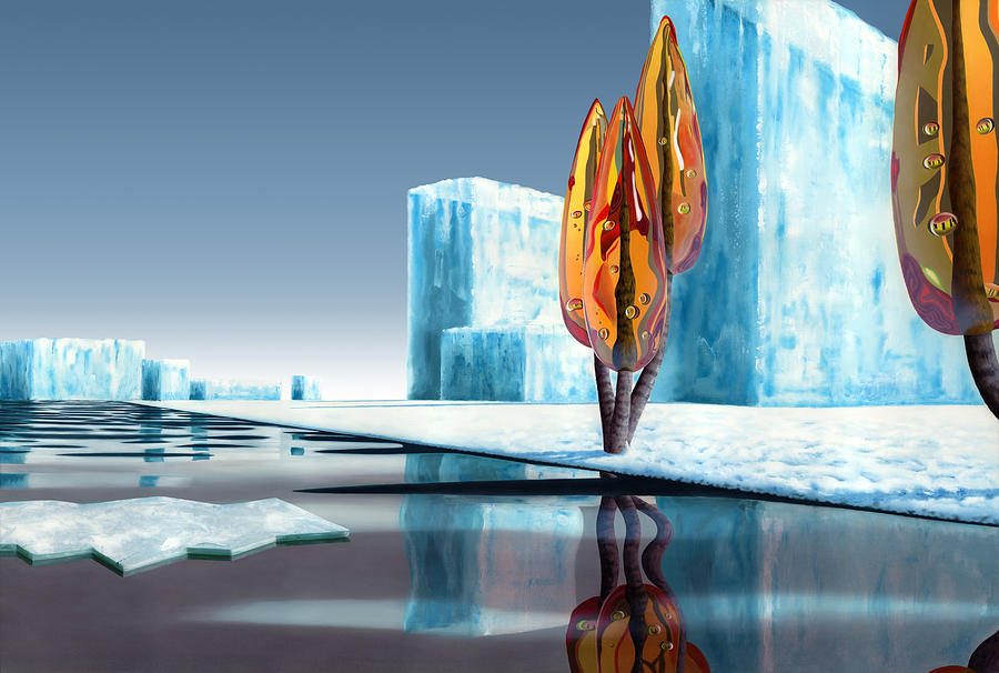 Architecture Painting - Taxus Glacialis by Patricia Van Lubeck Architecture Painting - Taxus Glacialis by Patricia Van Lubeck