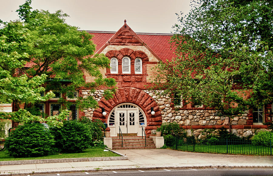Hdr Photograph - Taylor Library Milford Connecticut by Frank Feliciano
