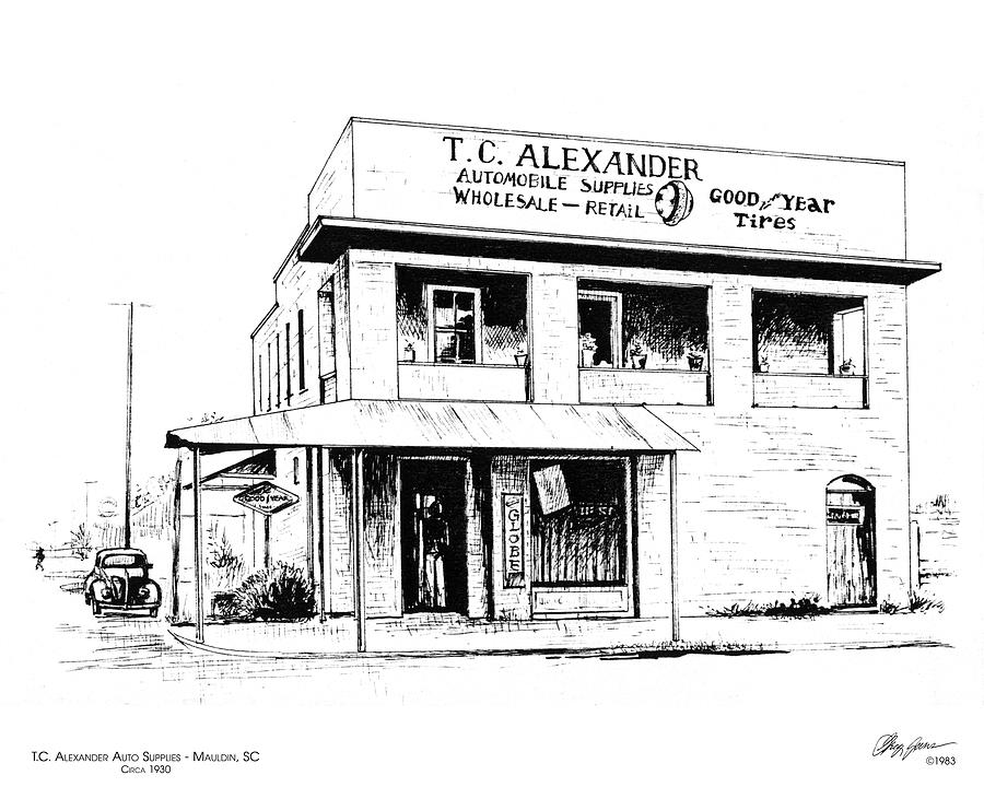 Tc Alexander Store Drawing