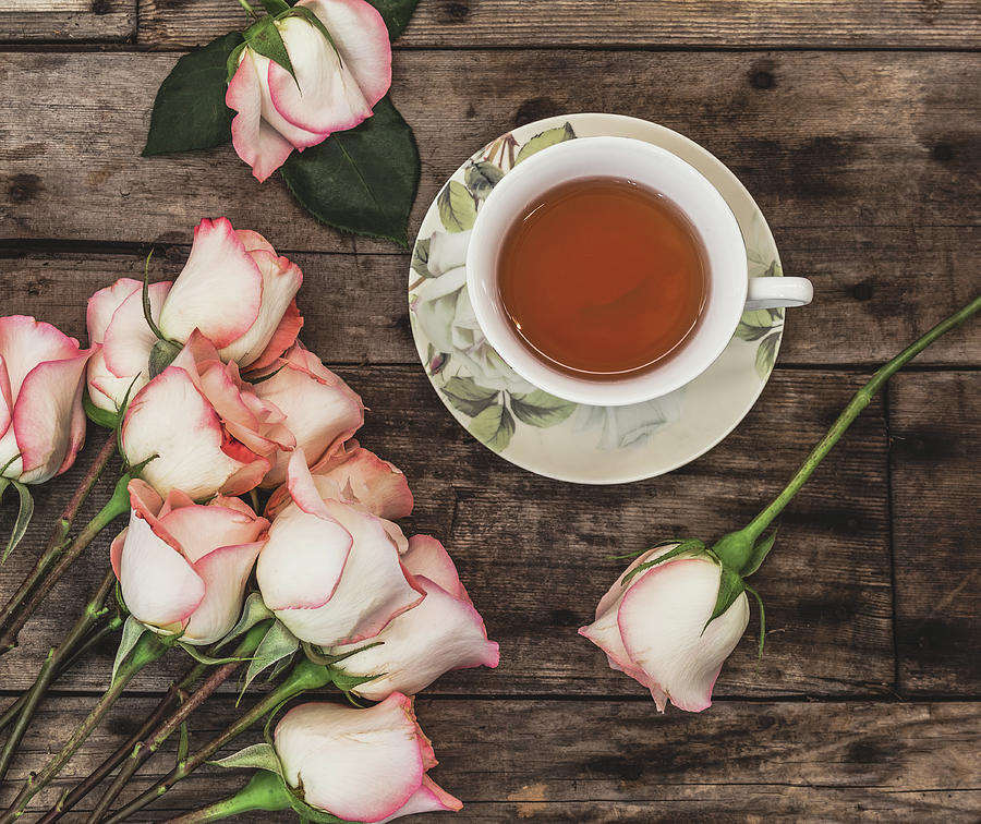 Tea and Roses Photograph by Kim Hojnacki