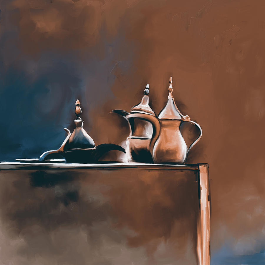 Tea culture 673 3 Painting by Mawra Tahreem