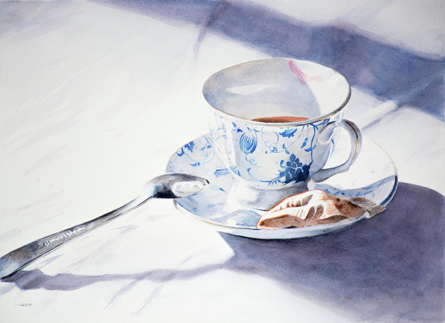 Tea For One Painting by Christopher Reid