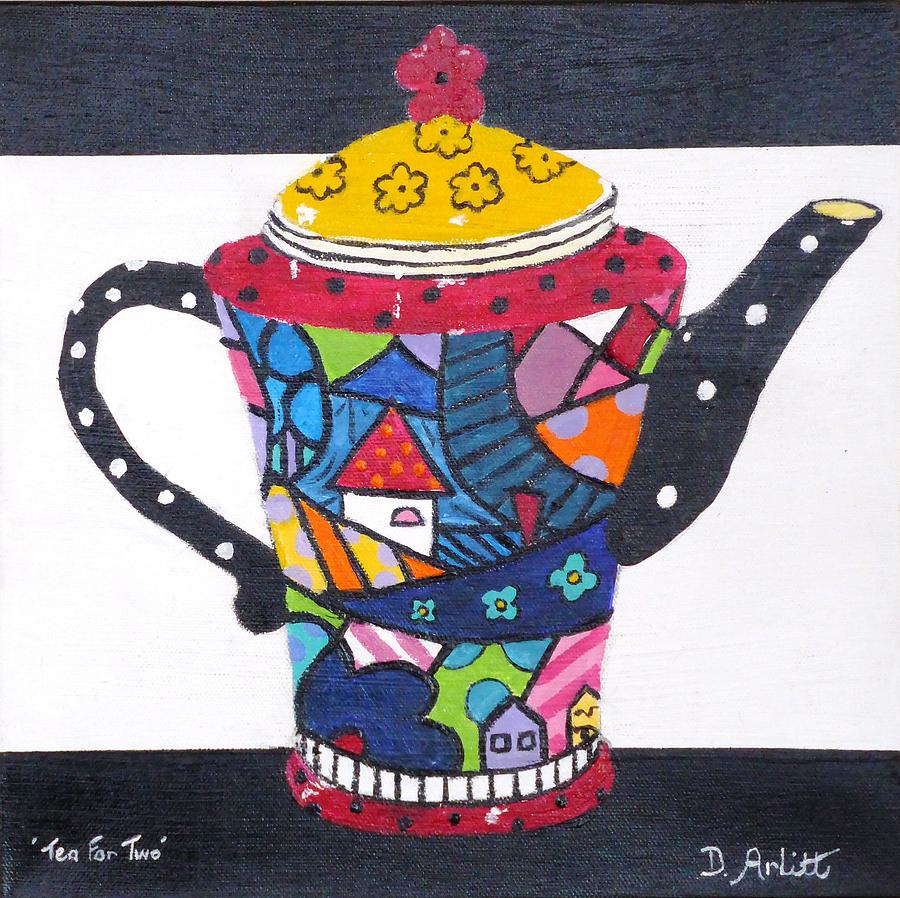 Tea For Two Painting by Diane Arlitt