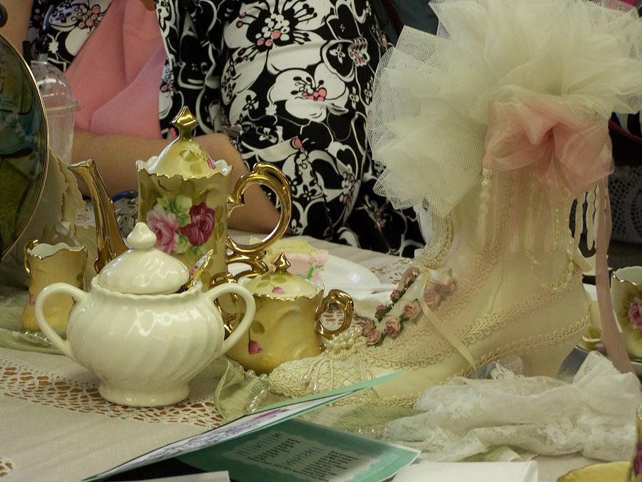 Doll Photograph - Tea For Two by Laurie Kidd