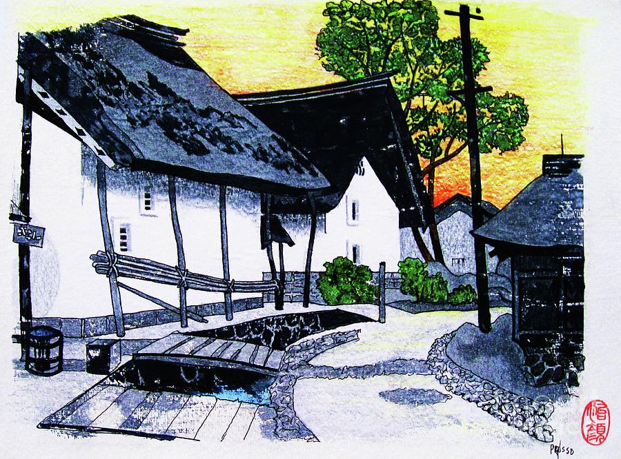 Tea House of the August Moon Painting by Thea Recuerdo