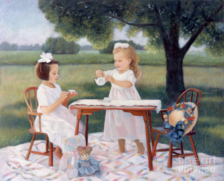 Tea Party Pastel by Nancy Lee Moran