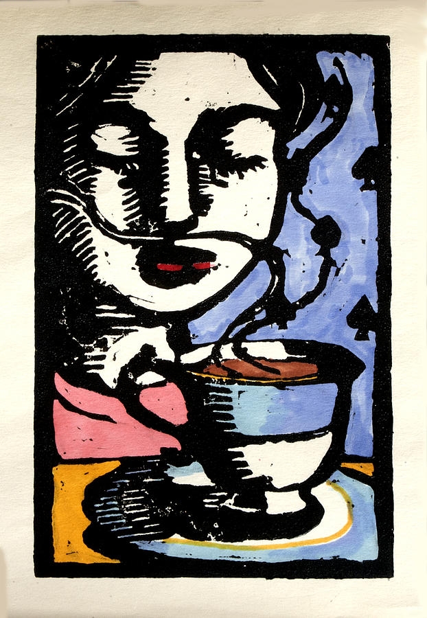 Tea Painting by Pauline Lim