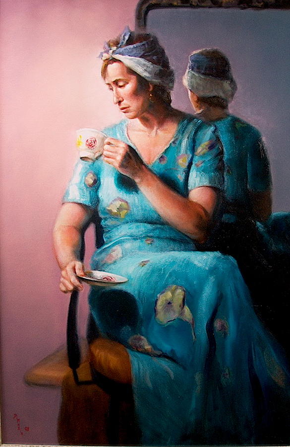 Tea Time 1 Painting by Donelli  DiMaria