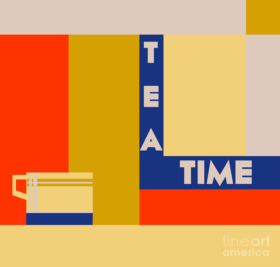 Tea Time Digital Art by Heidi De Leeuw