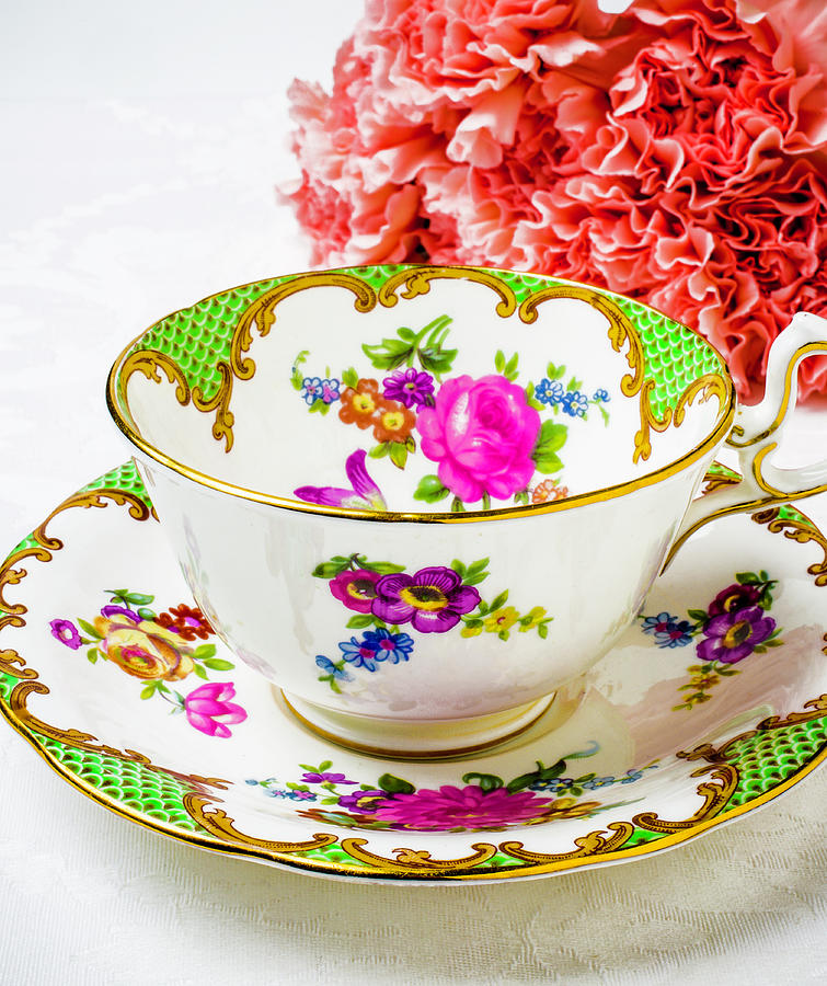 Flower Photograph - Tea Time by Garry Gay
