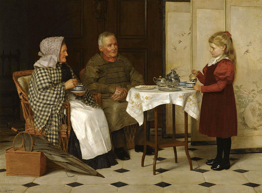 Tea Time Painting by James Hayllar