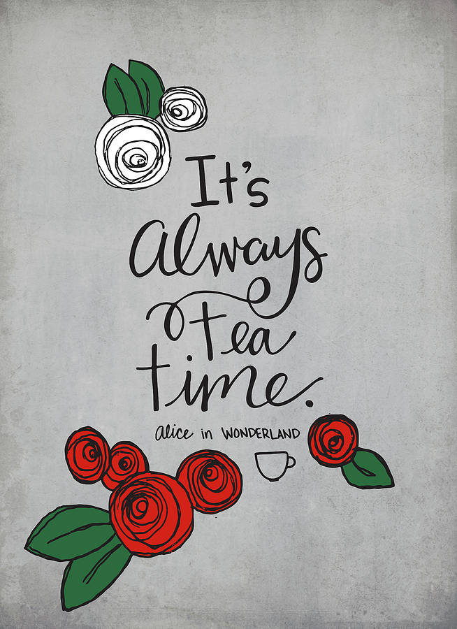 Tea Time Mixed Media by Nancy Ingersoll