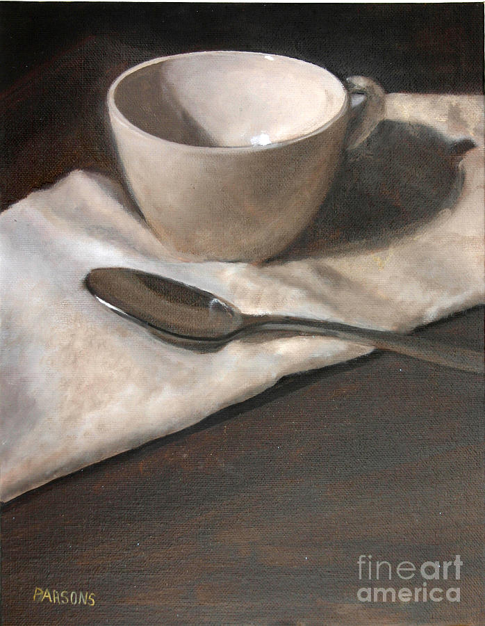 Tea Time Painting by Pamela Parsons