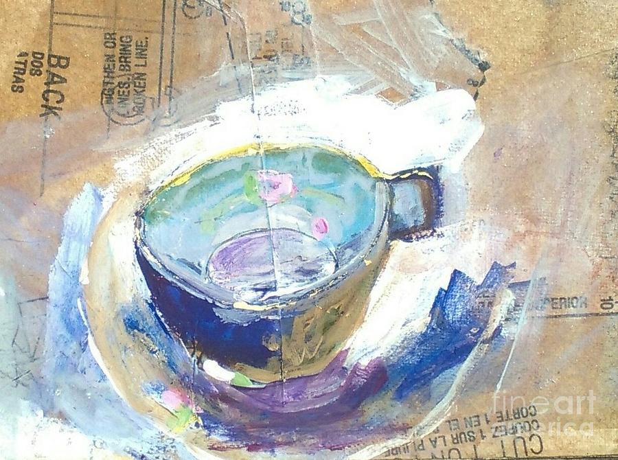 Tea Time Painting by Sherry Harradence