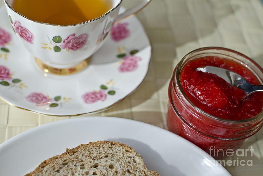 Tea with Bread and Jam  Photograph by Maria Janicki