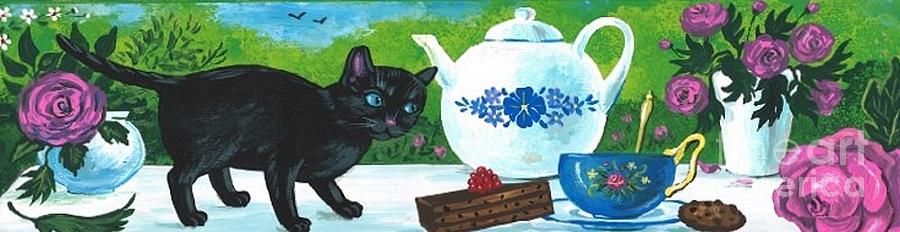 Tea With The Ladies Painting by Margaryta Yermolayeva