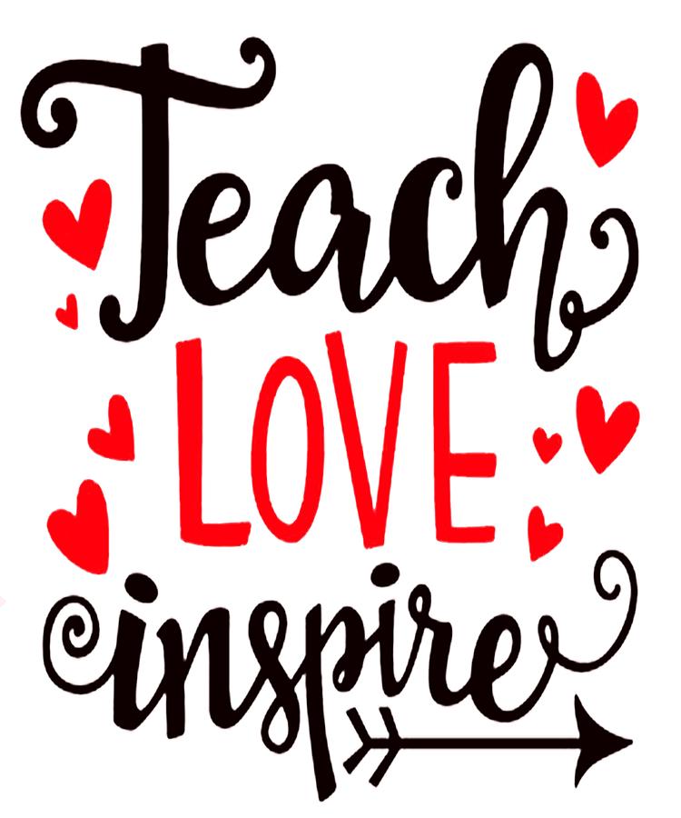 Download Teach Love Inspire Digital Art by Art Deco
