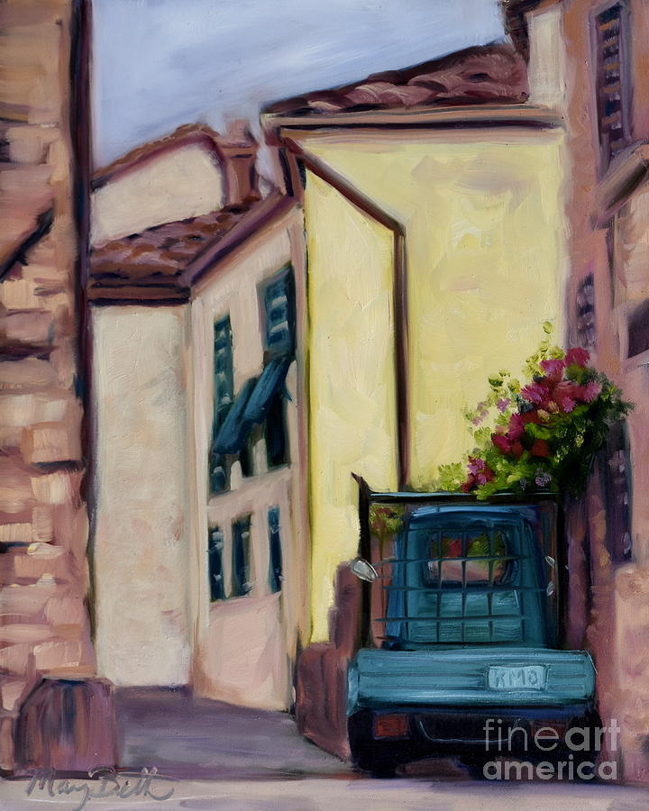 Tuscan Respite Painting by Mary Beth Harrison