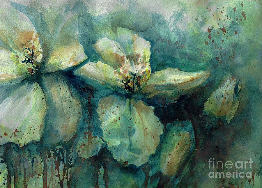 Teal Me Painting by Francelle Theriot