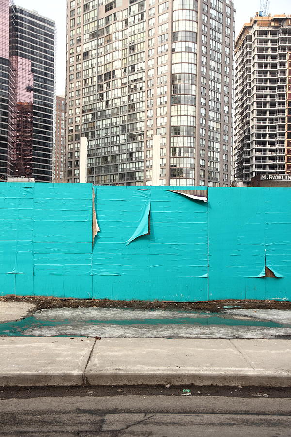 teal wall I Photograph by Kreddible Trout