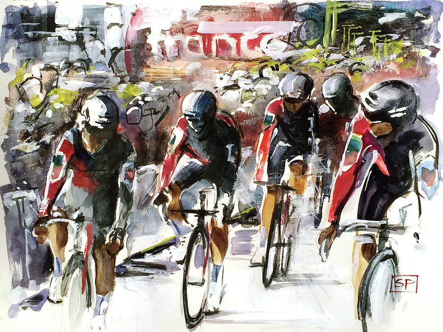 Team Win BMC Painting by Shirley Peters
