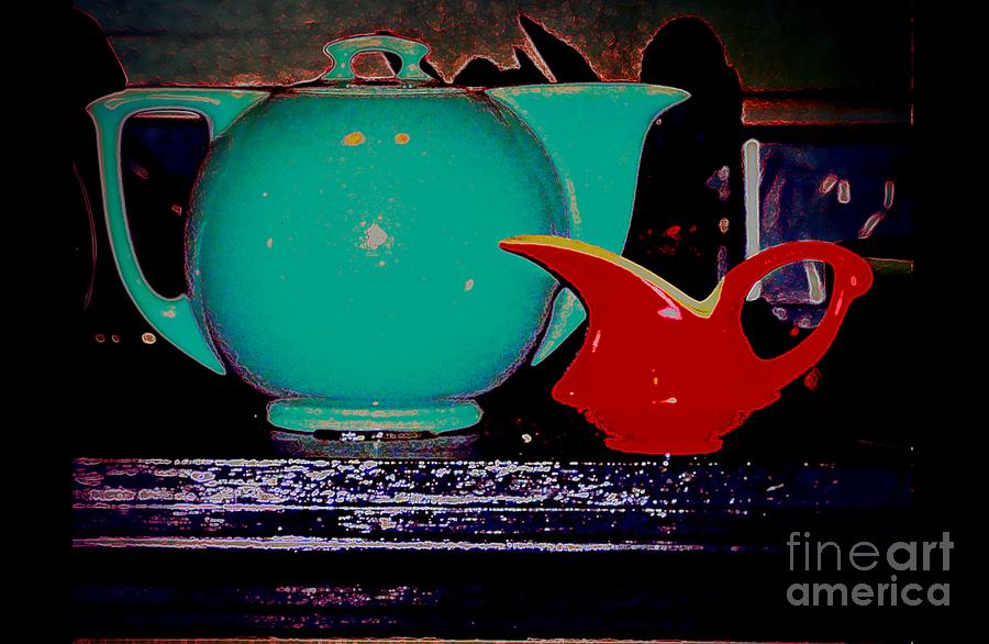 Still Life Photograph - Teapot by Diane montana Jansson