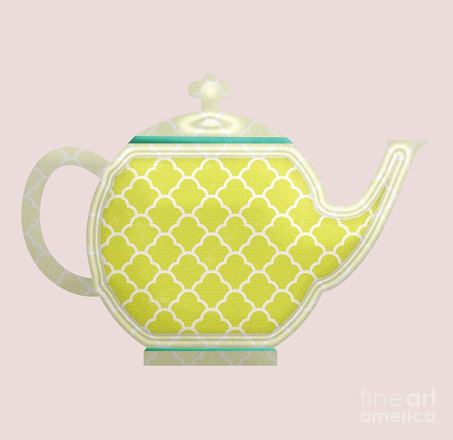 Teapot Garden Party 2 Digital Art by Pristine Cartera Turkus