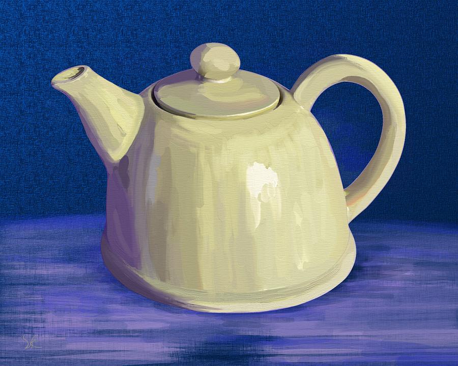 Teapot Painting by Victor Shelley