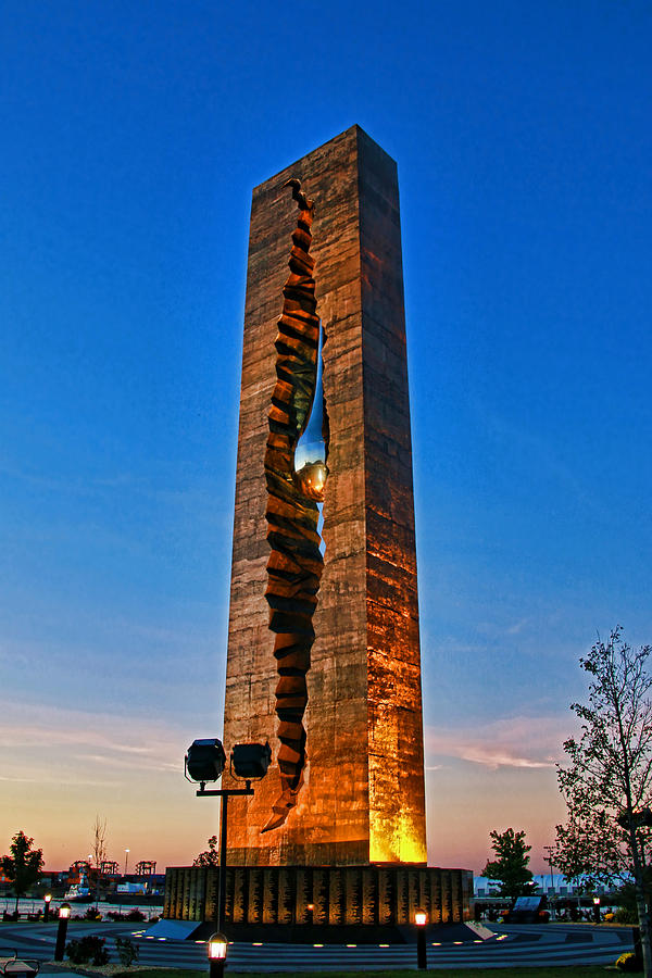 Teardrop 9 - 11 Memorial Bayonne N J Photograph by Allen Beatty