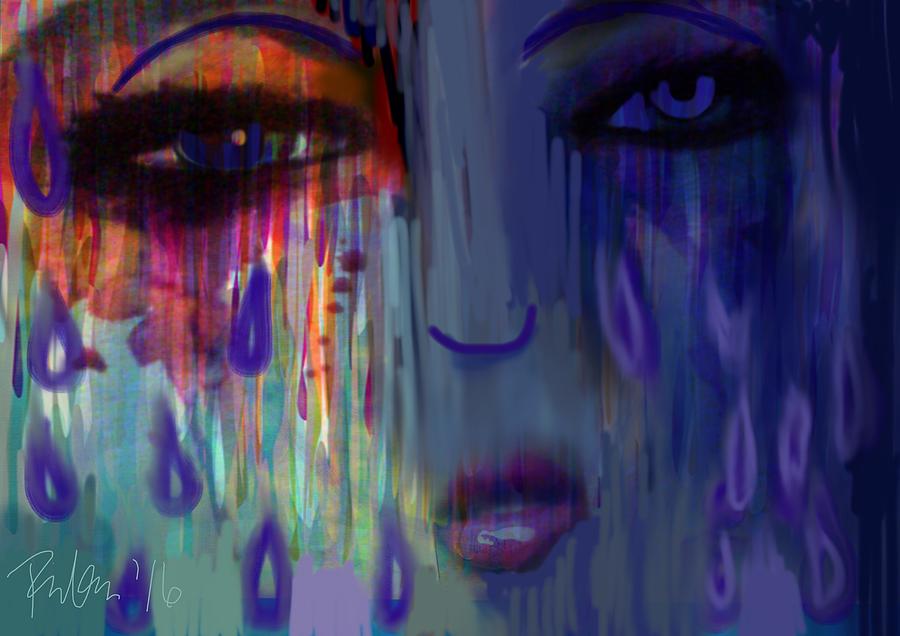 Tearful  Dream Digital Art by Serenity Studio Art