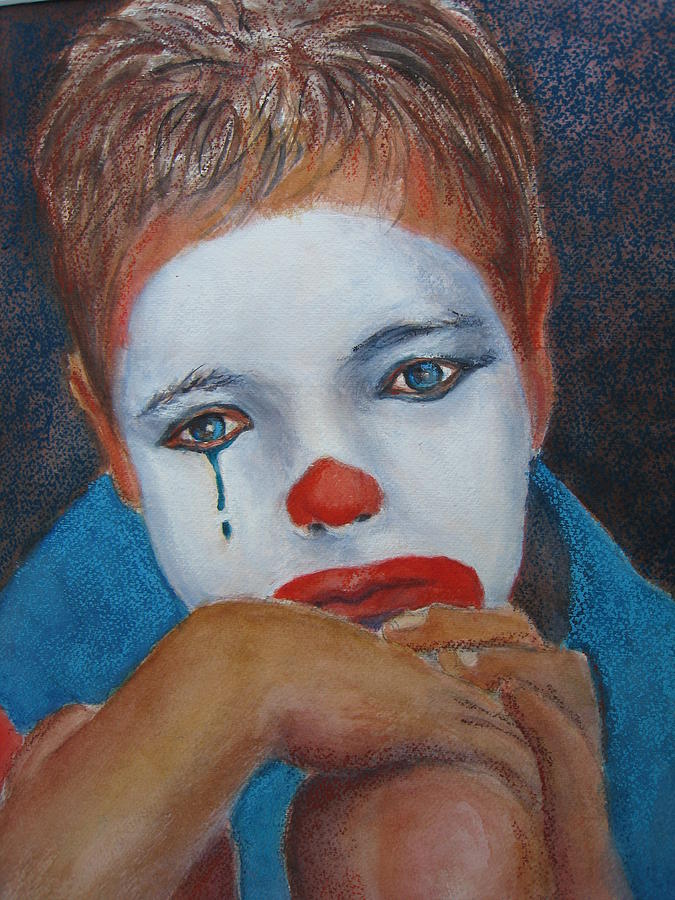 Tearful Painting by Myra Evans
