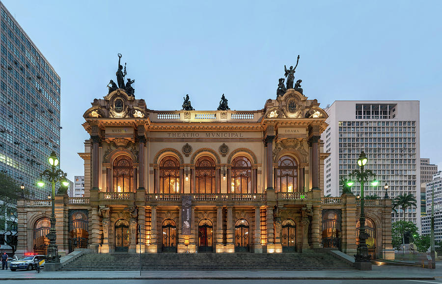 Teatro Municipal de Sao Paulo Photograph by Wilfredo R Rodriguez
