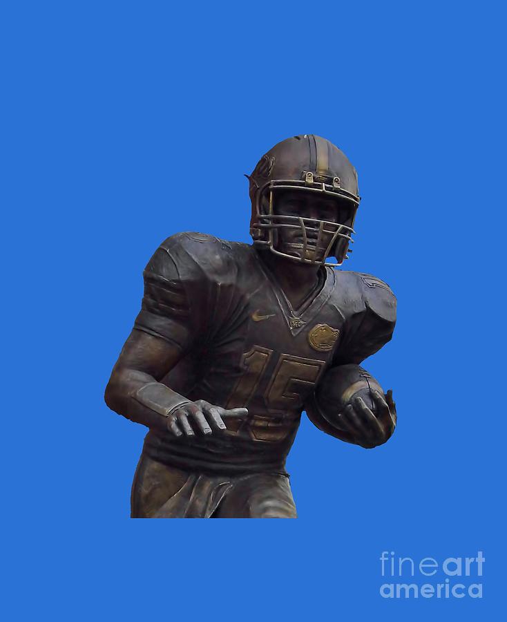 Tim Tebow Photograph - Tebow Transparent For Customization by D Hackett