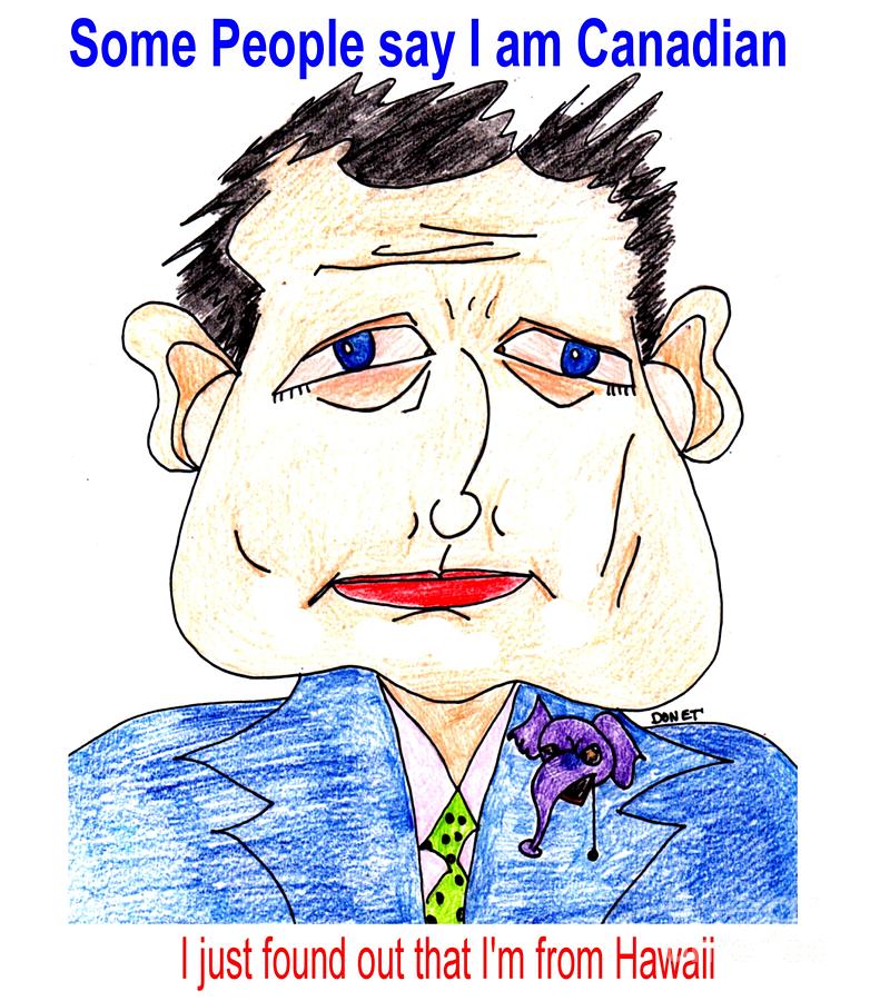 Ted Cruz  Painting by James and Donna Daugherty