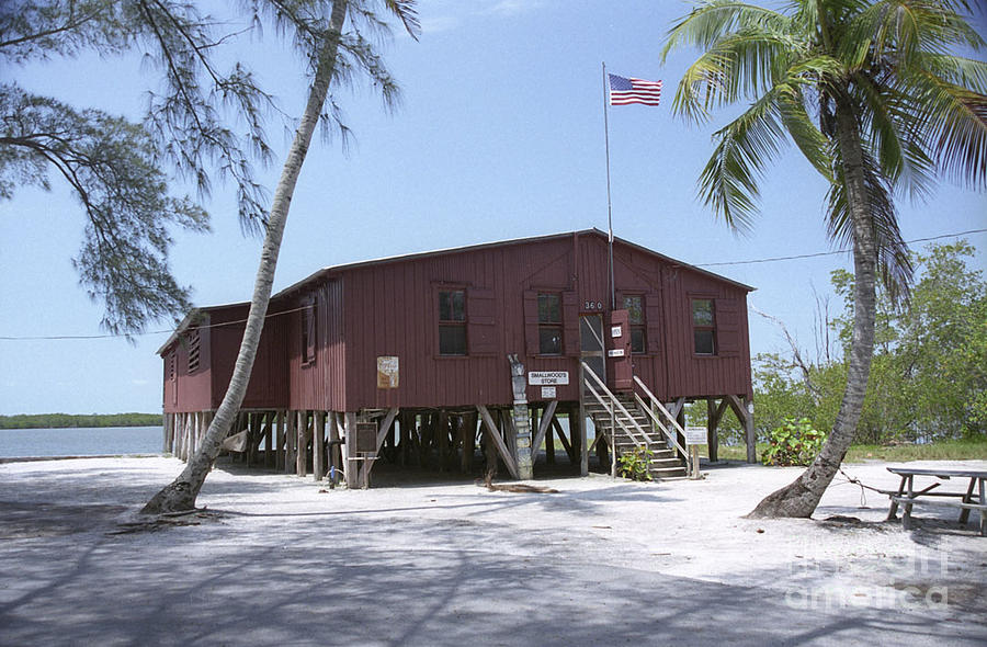 Chokoloskee Island Photograph - Ted Smallwoods Store by Richard Nickson Chokoloskee Island Photograph - Ted Smallwoods Store by Richard Nickson