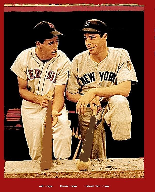 Ted Williams Joe DiMaggio all star game 1946 Photograph by David Lee Guss