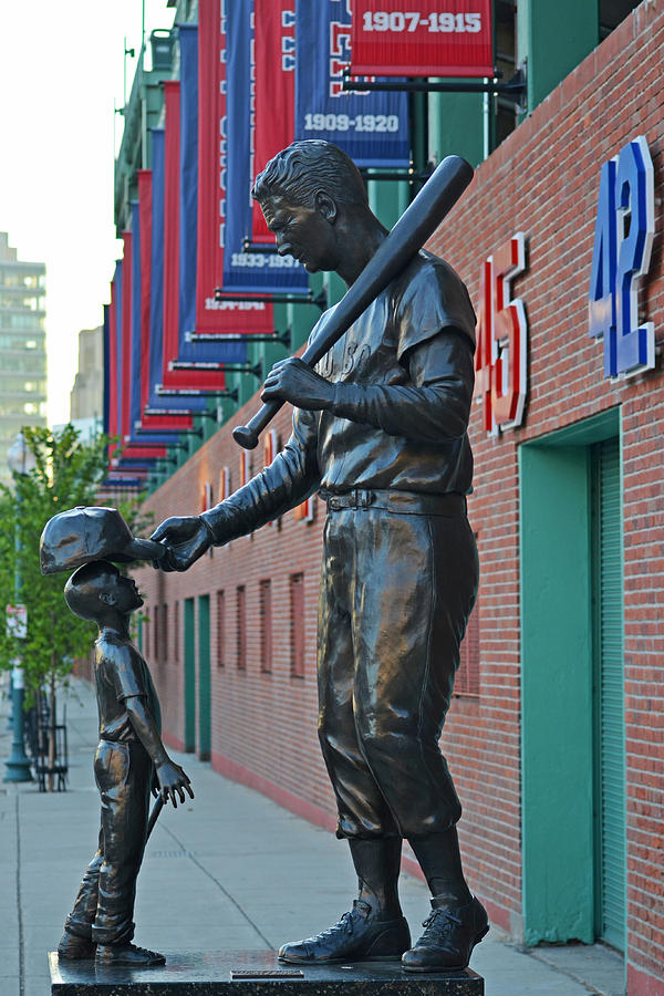 Ted Williams Statue Boston MA Fenway Park Photograph by Toby McGuire