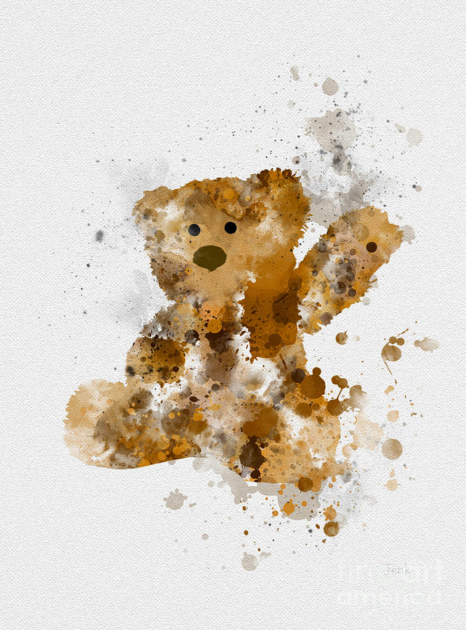 Teddy Bear 2nd Edition Mixed Media by My Inspiration
