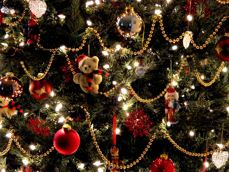teddy bear christmas tree
