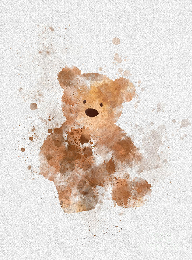 Teddy Bear Mixed Media by My Inspiration