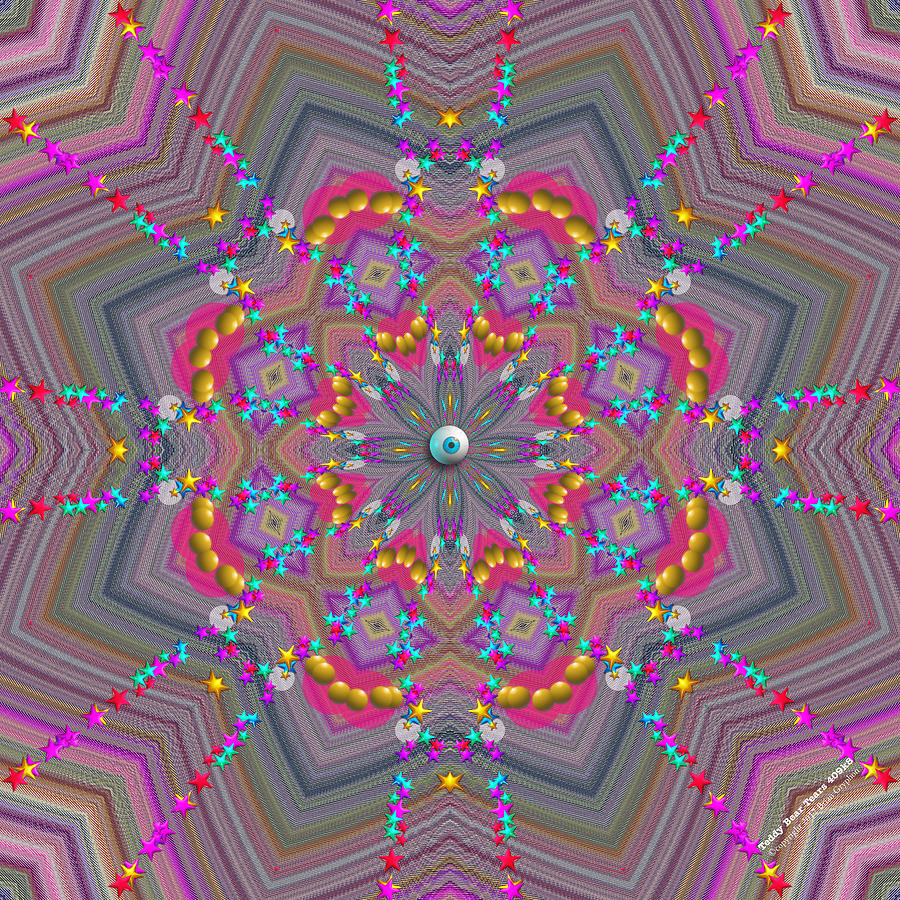 Abstract Digital Art - Teddy Bear Tears 409k8 by Brian Gryphon Abstract Digital Art - Teddy Bear Tears 409k8 by Brian Gryphon