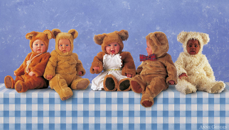 Picnic Photograph - Teddy Bears Picnic by Anne Geddes