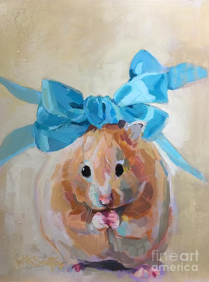 Mouse Painting - Teddy by Kimberly Santini