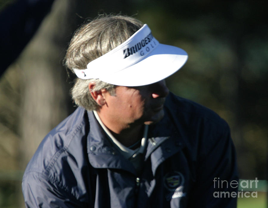 Tee Concentration Golf  Photograph by Chuck Kuhn