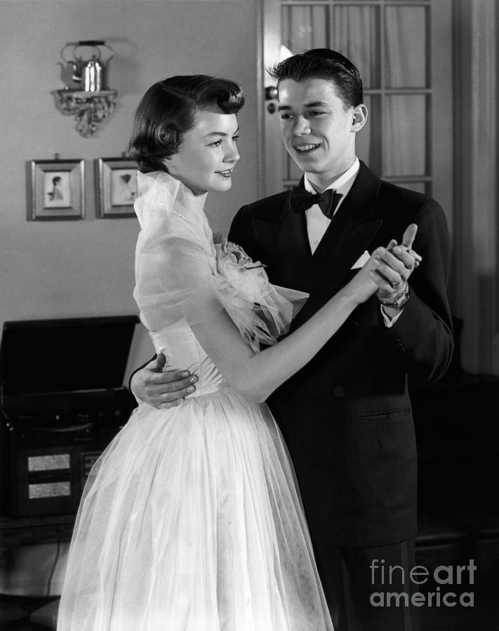 Teen Couple Dancing, C.1950s Photograph by H. Armstrong Roberts/ClassicStock