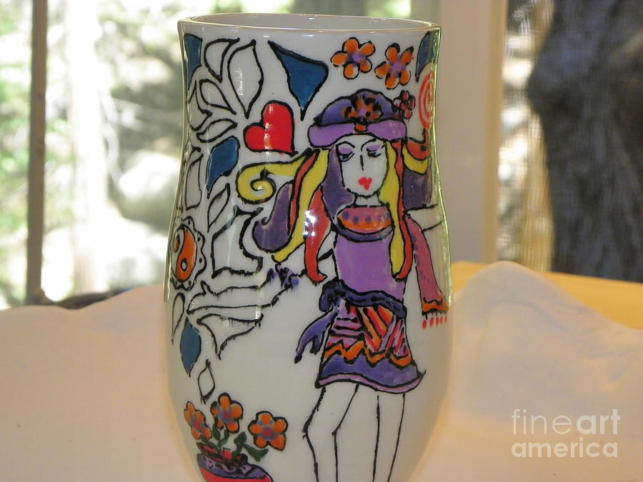Teen Goddess Ceramic Art by Lisa Dunn
