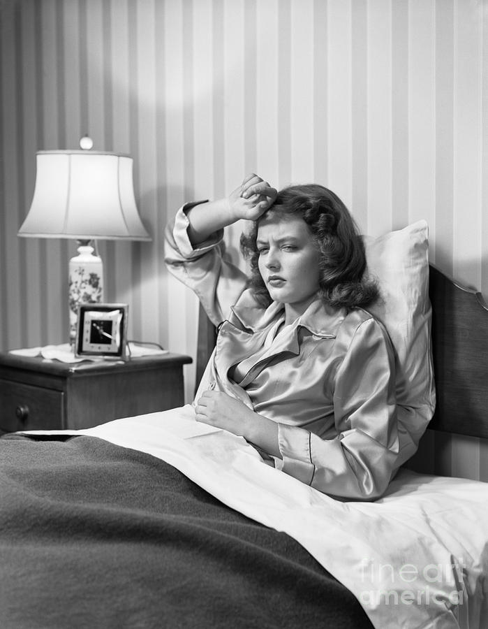 Teenager Sick In Bed Photograph by H. Armstrong Roberts/ClassicStock