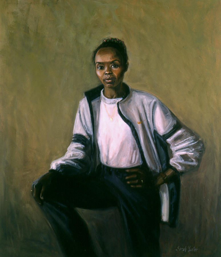 Tegla Loroupe Painting by Sarah Yuster Fine Art America