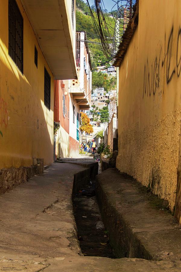 Tegucigalpas Streets And Alleyways - 4 Photograph by Hany J