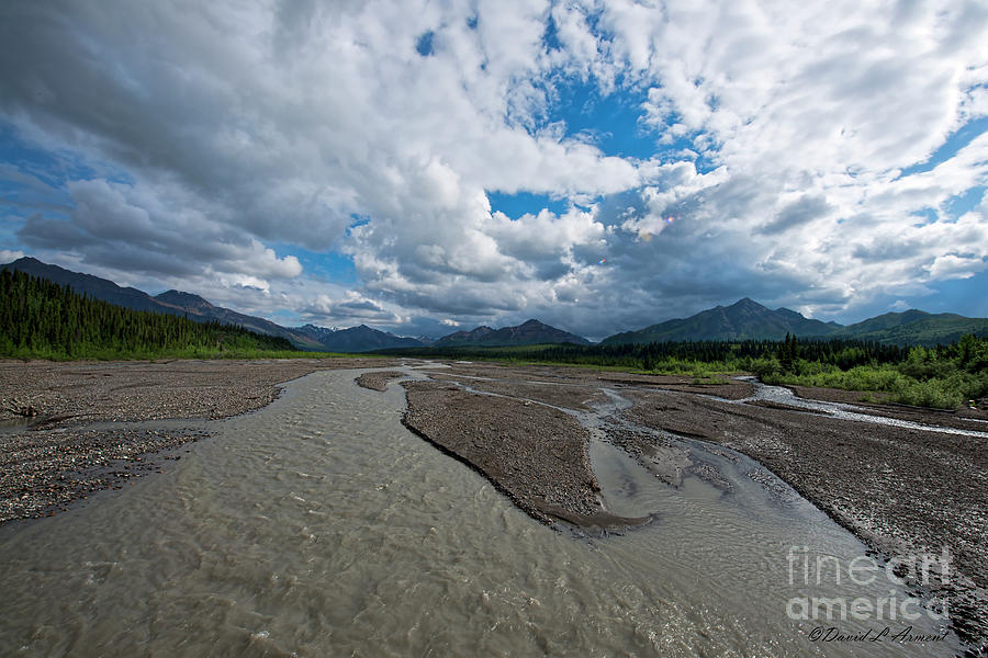 Teklaneka River Photograph by David Arment
